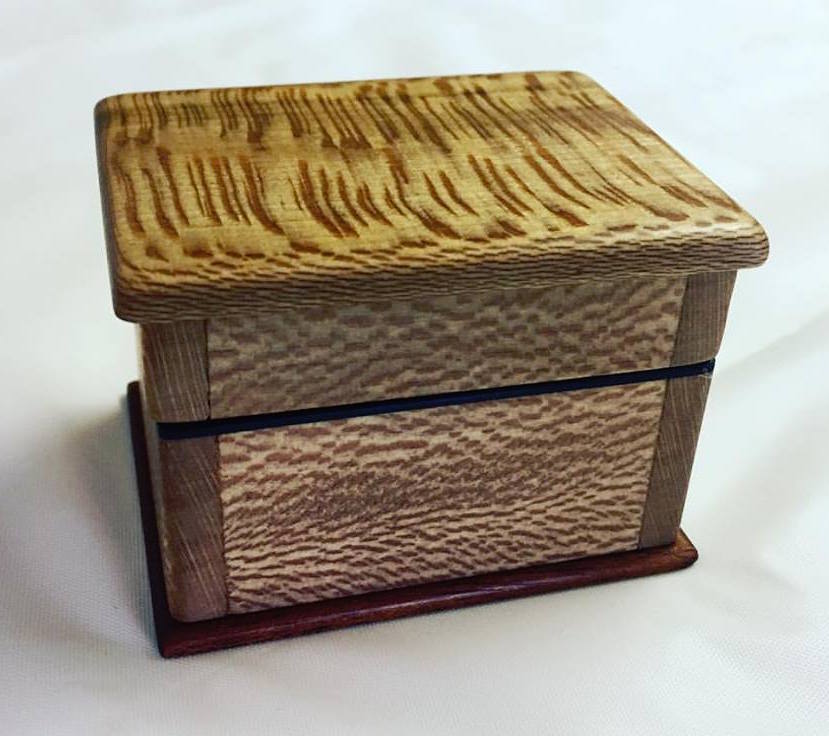 Handcrafted Wood Ring Box