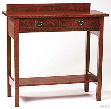 Handcrafted Stickley Style Wood Desk